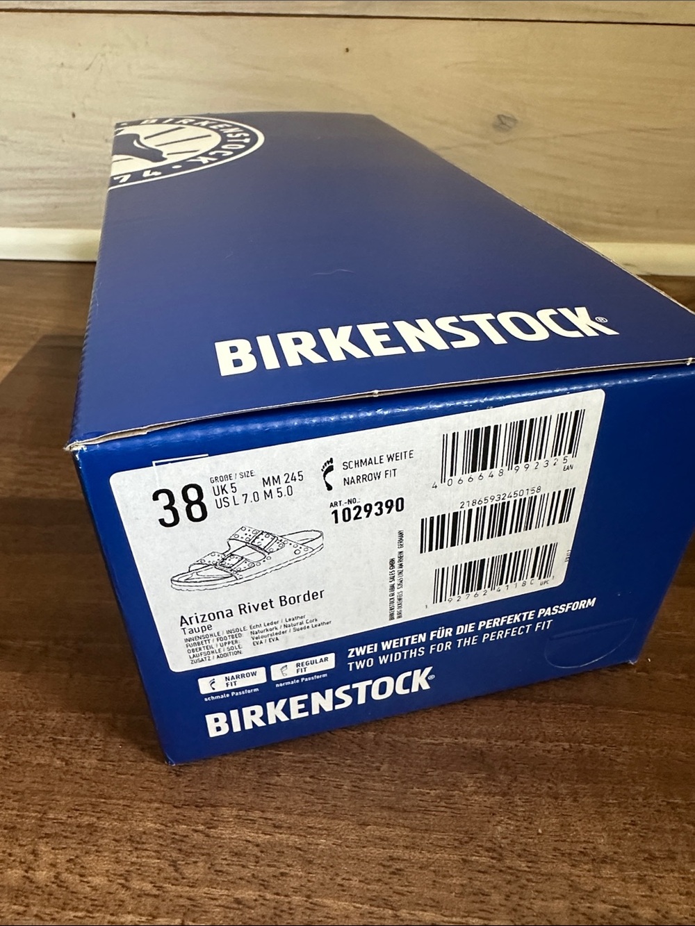 Birkenstock Women’s Arizona Rivet Border Suede Sandals-Size 7-NWT - Picture 9 of 9